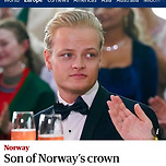 범죄 종합 선물 세트인 노르웨이 왕세자비의 아들 이미지