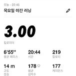 디시 러닝 10일차 (약 42일만의 달리기) 이미지