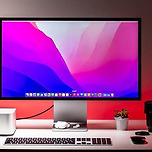 맥스튜디오 중심 데스크셋업 이미지