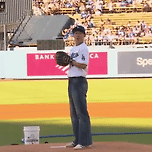 손흥민 선수 LA 다저스 시구 영상 이미지