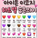 아이폰 이모지 하트별 숨은 의미 이미지