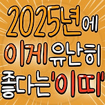 2025년에 이게 유난히 좋다는 띠들 이미지