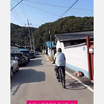 김밥축제 진짜 웃김ㅋㅋㅋㅋ 길 막혀서 행사가수 자전거 타고 옴 이미지