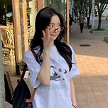 편하게 입는 오버핏 반팔 티셔츠 추천템 ෆ⸒⸒ 이미지