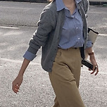 베이지 팬츠 코디 지그재그 추천템💙🤎 이미지