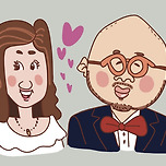 크리스마스 선물 캐리커쳐 굿즈 캐리커처 액자 제작 이미지