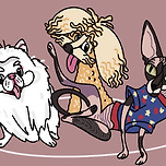 반려동물 캐리커쳐 강아지 그림 고양이 그리기 pet 캐리커처 펫 축제 행사 이미지