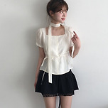 이 옷 입으면 여자가 되,,,🩰 여름 블라우스 모음 이미지