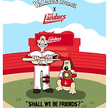 SSG랜더스X윌레스와 그로밋의 히든 키링 이미지