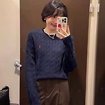 Ralph 울 혼방 꽈배기 니트 이미지
