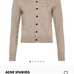 Acne 울 가디건 이미지