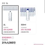 강원평창수 무라벨 2L 12개 6,240원 핫딜 이미지