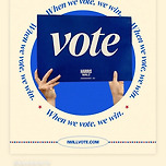 루이스 패트리지 해리스 투표 독려 인스스 이미지