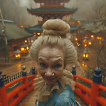 AI가 그린 센과 치히로의 행방불명 이미지