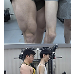 92kg vs 40kg 서로 다른 몸 비교... 이미지