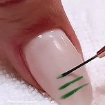 크리스마스 트리 네일 아트 이미지