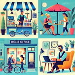 (챗지피티) 자영업이 기술집약 산업으로 변한 것일까요? 이미지