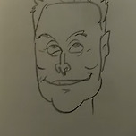 일론 머스크 캐리커쳐 이미지