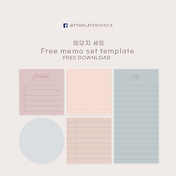 굿노트5 스티키노트 디자인의 스티커 팩과 사용방법 유튜브영상 (Goodnotes5 Sticker Pack Vol.1 Free  Download)