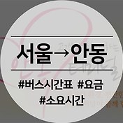 서울에서 영덕(강구) 가는 버스시간표, 요금, 시간 안내