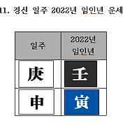 15. 무술 일주 2022년 임인년 운세