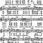 C코드] 내일 일은 난 몰라요 - (Ccm악보,영상, 옛날찬양)