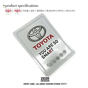 [포커스] 생활속 주차문화 아파트주차증,빌라주차스티커 홀로그램주차스티커 이제 그냥 자유롭게 부착하세요 스티커가 아닌데 붙어요!