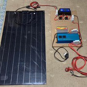 재난시 정전대비 가정용 태양광발전 시스템 1차 완성