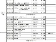 6/10~12 신규간호사 교육 일정입니다.