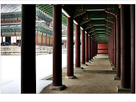 고궁 설경...번개..