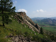 몽골 엉크츠산(야먀츠산)..