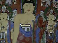 서방정토의 계시는 극락도..