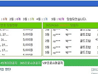 lotto 2등(492회차) 실 ..