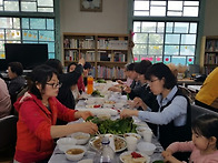 야외예배 옥주교회에서~