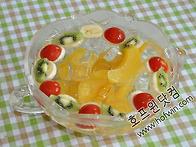 아이스 과일 황도