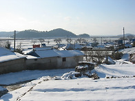 초호마을의 설경