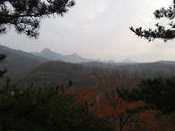 북한산의 단풍