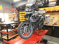 BMW F700GS 앞쇼바 재생.