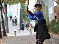 민영이의 타구자세 초고속..
