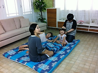 은수 홈쇼핑 매트 촬영하고..