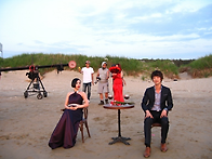 뮤비 현장에서...