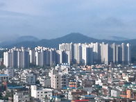 우산동에서 본...