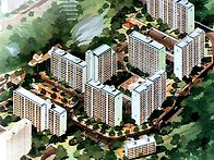 옥수동 현대아파트 배치도..