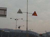 도로 가로등 빛가리개(차광..