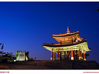 수원화성.. 서장대 야경...