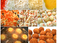 감자치즈볼 튀김