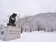 설악산 산행 설경