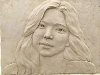 여자인물 부조 연구작 _ ..