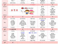 2016년 2월 식단