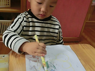 눈사람그림위 끼적이기